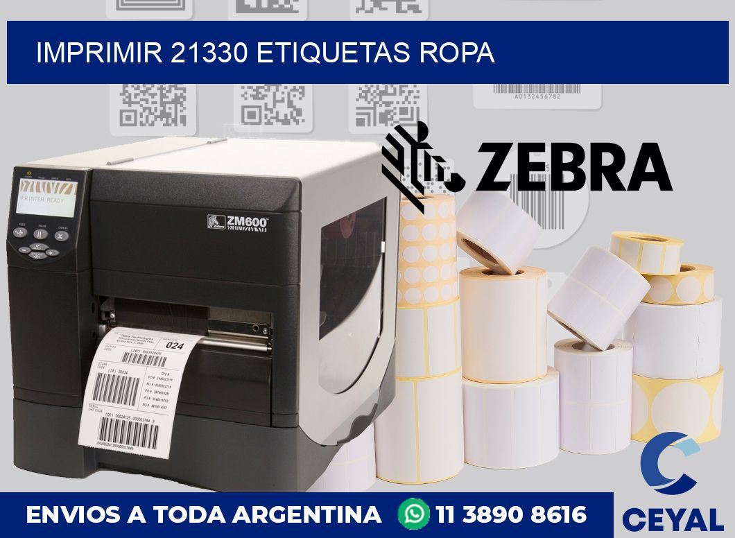 imprimir 21330 etiquetas ropa