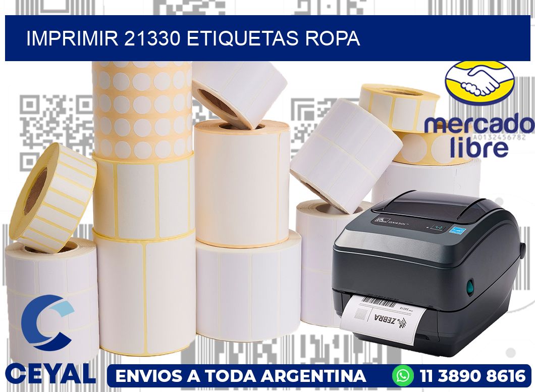 imprimir 21330 etiquetas ropa