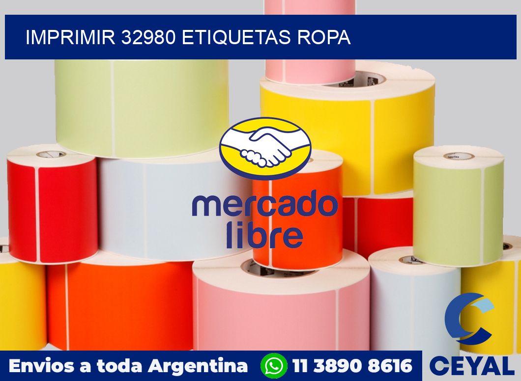 imprimir 32980 etiquetas ropa