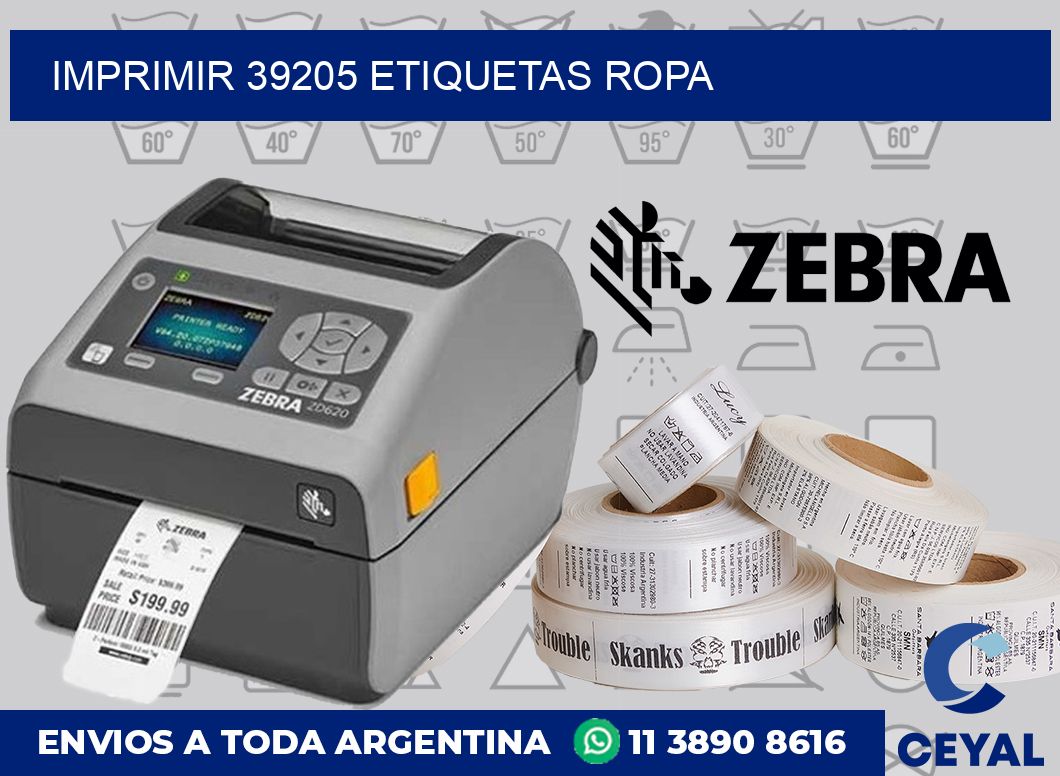 imprimir 39205 etiquetas ropa