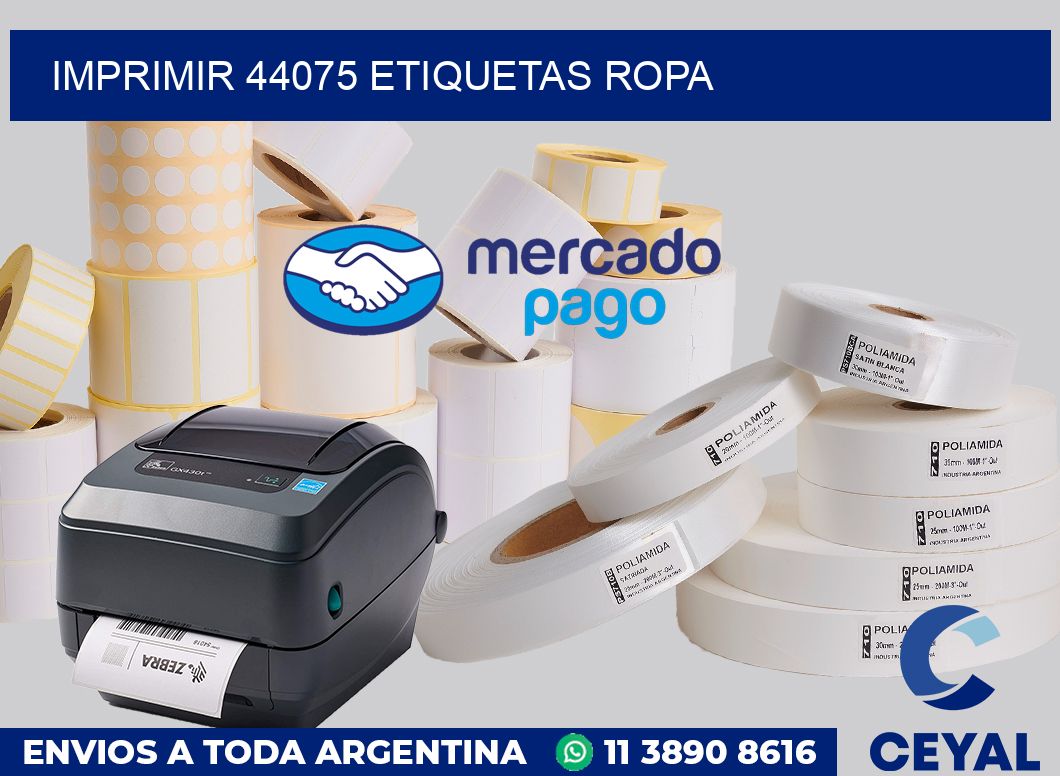 imprimir 44075 etiquetas ropa