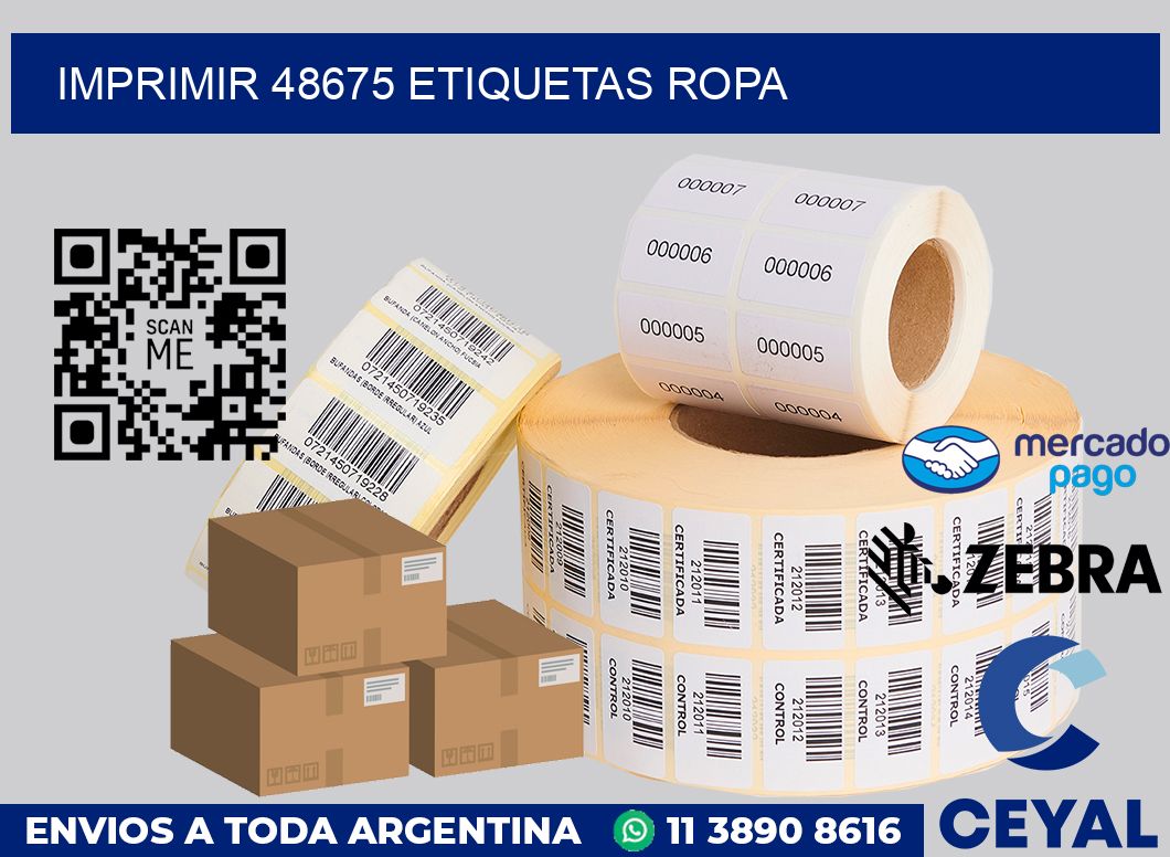 imprimir 48675 etiquetas ropa