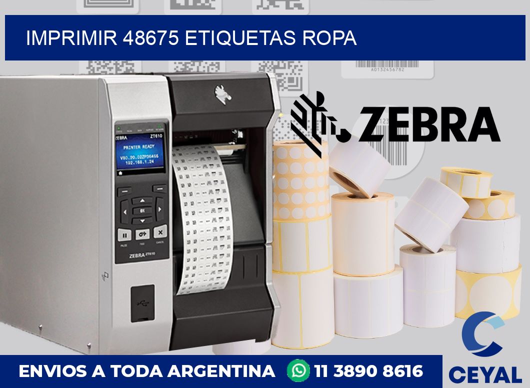 imprimir 48675 etiquetas ropa