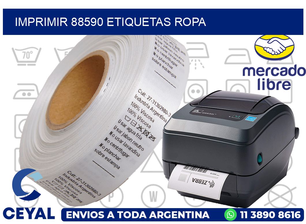 imprimir 88590 etiquetas ropa