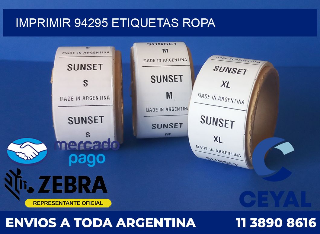 imprimir 94295 etiquetas ropa