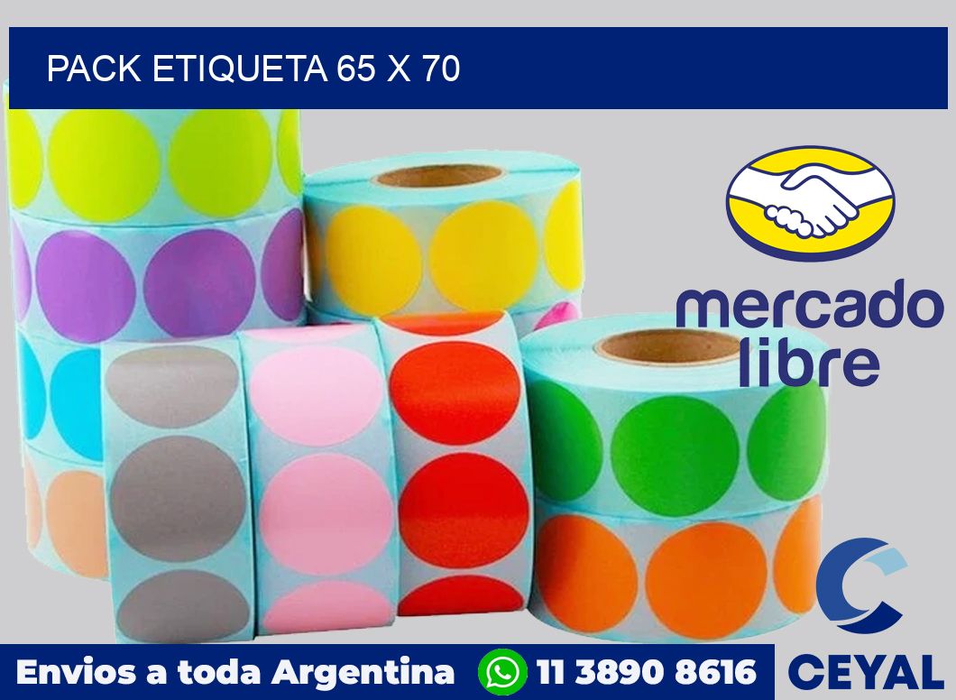 pack etiqueta 65 x 70