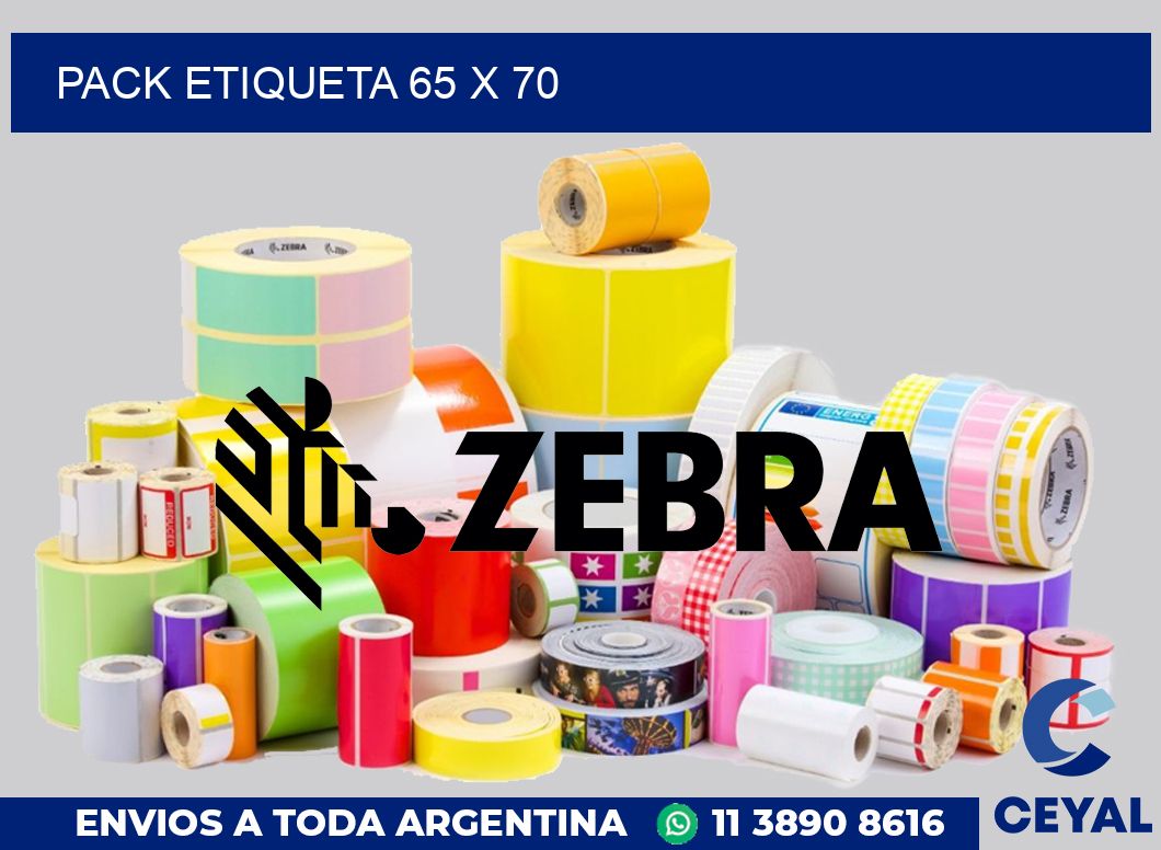 pack etiqueta 65 x 70