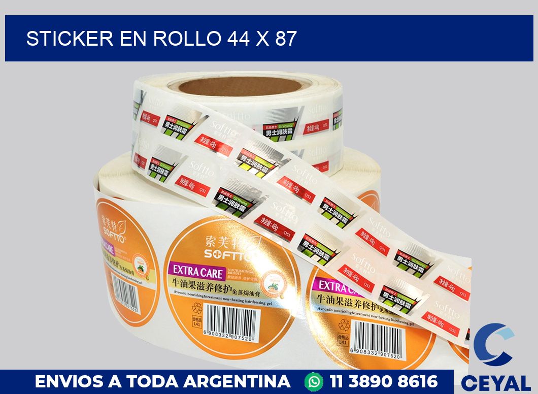 sticker en rollo 44 x 87