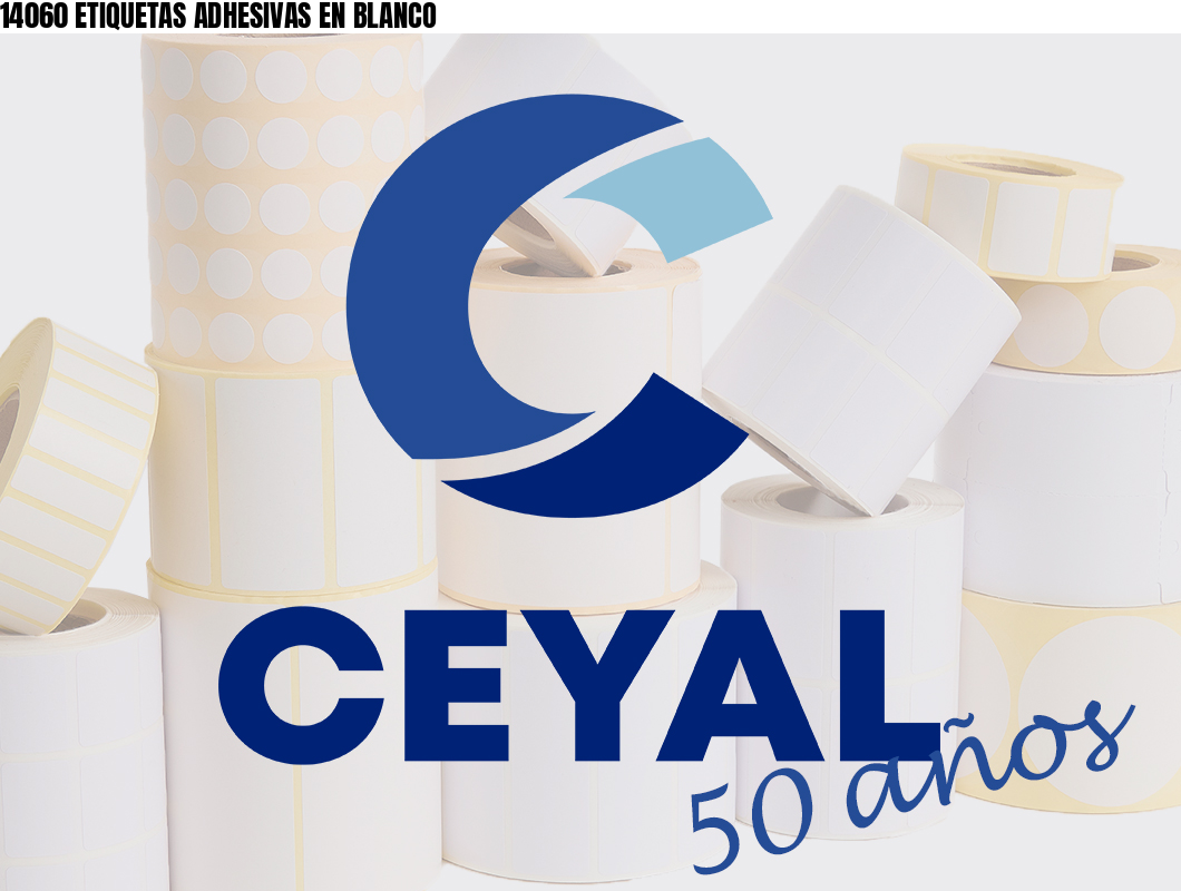 14060 ETIQUETAS ADHESIVAS EN BLANCO
