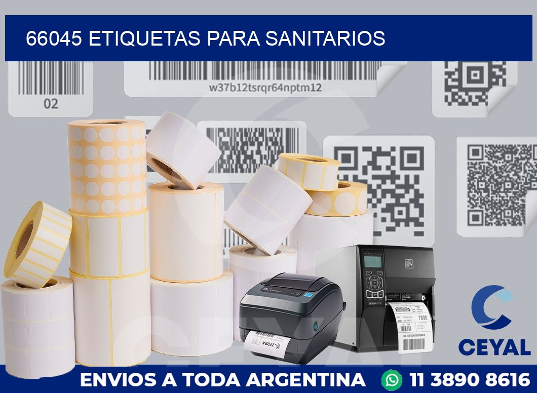 66045 ETIQUETAS PARA SANITARIOS