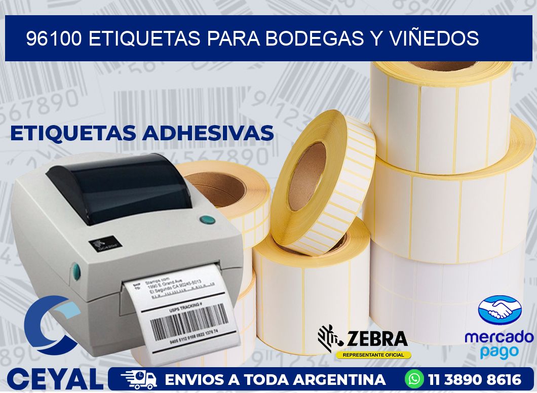 96100 ETIQUETAS PARA BODEGAS Y VIÑEDOS