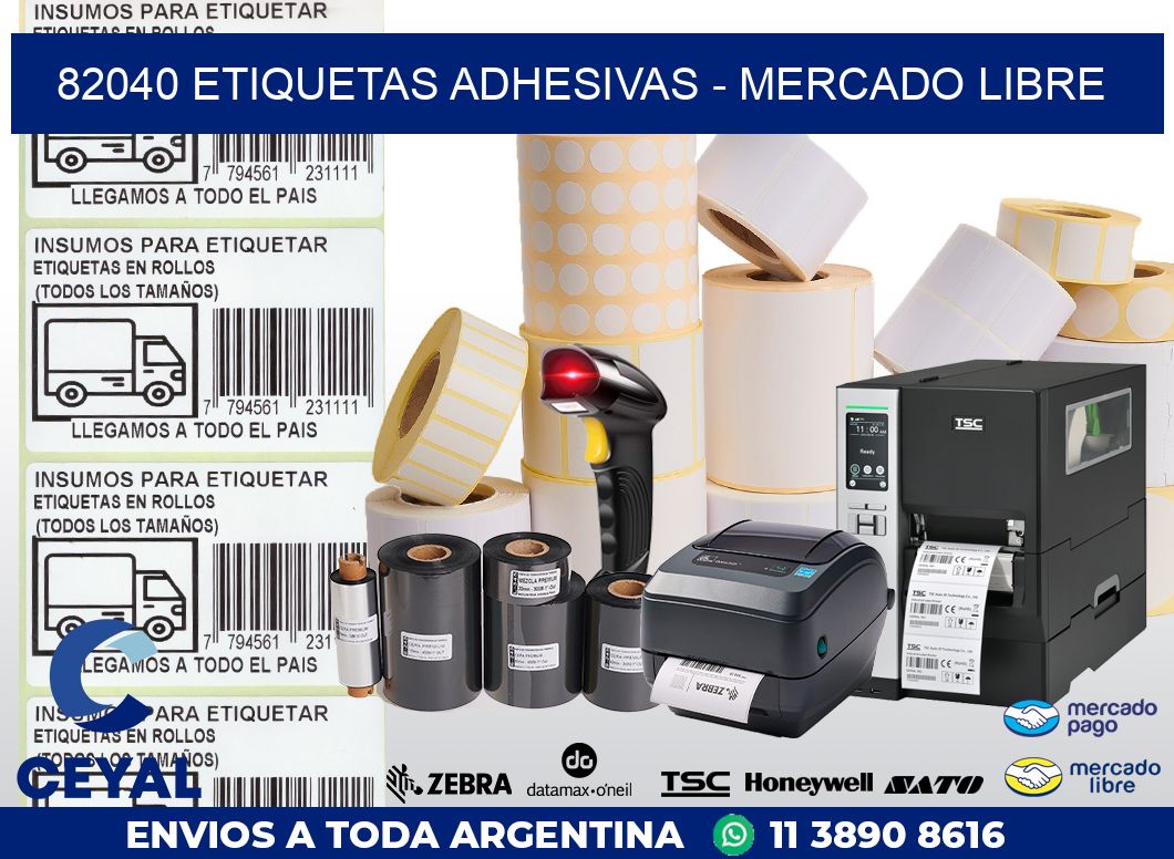 82040 ETIQUETAS ADHESIVAS - MERCADO LIBRE