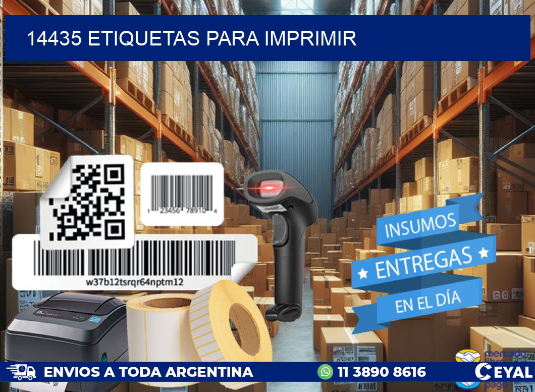 14435 ETIQUETAS PARA IMPRIMIR