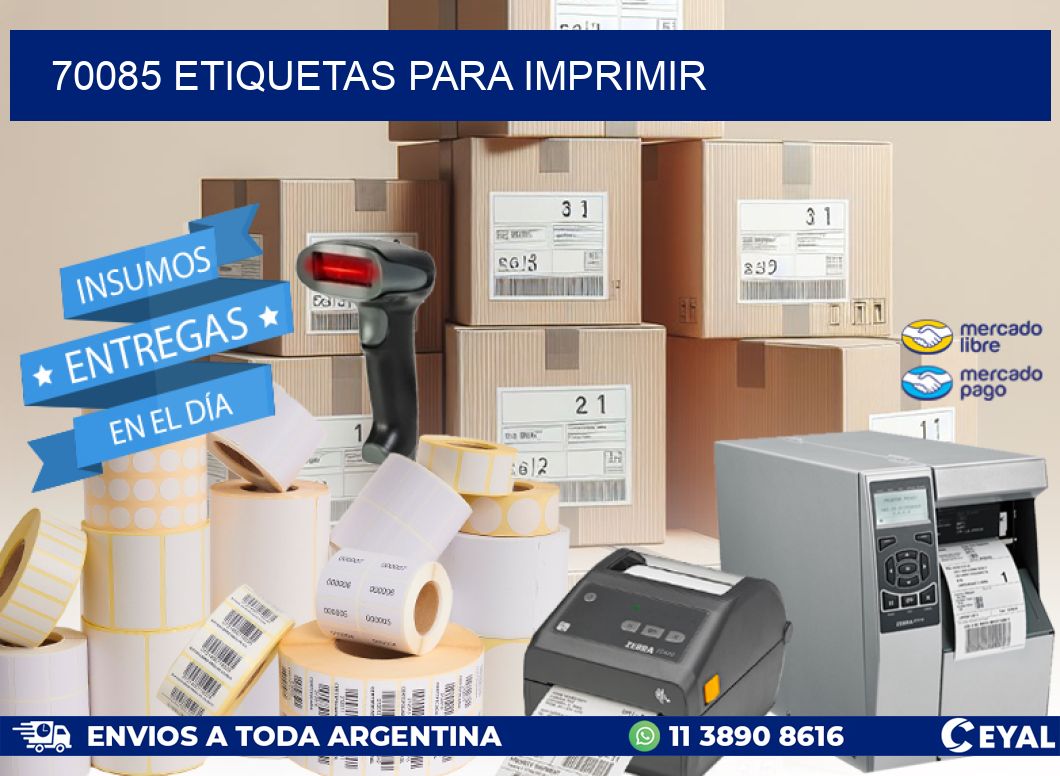 70085 ETIQUETAS PARA IMPRIMIR