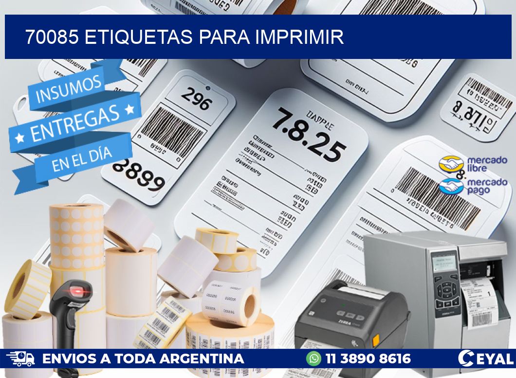 70085 ETIQUETAS PARA IMPRIMIR