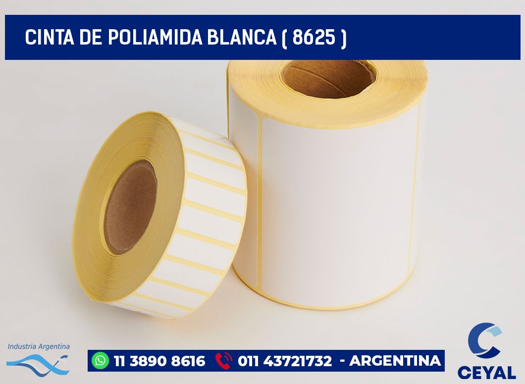 CINTA DE POLIAMIDA BLANCA ( 8625 )