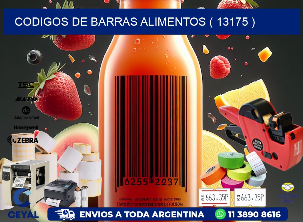 CODIGOS DE BARRAS ALIMENTOS ( 13175 )