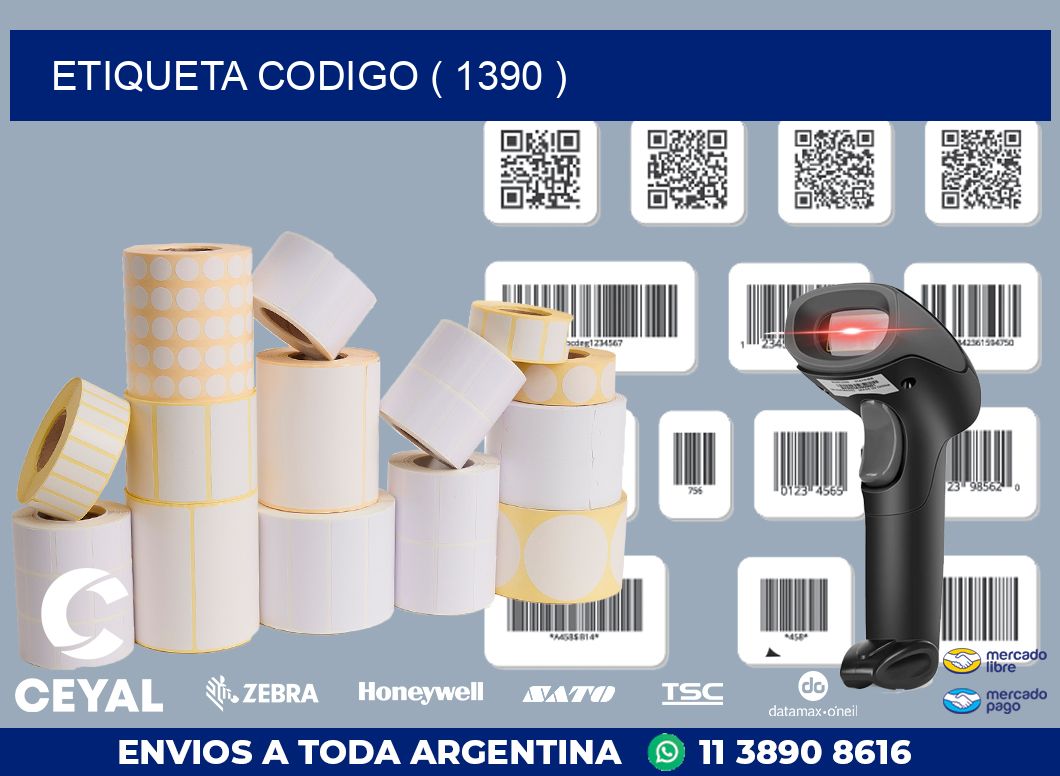 ETIQUETA CODIGO ( 1390 )