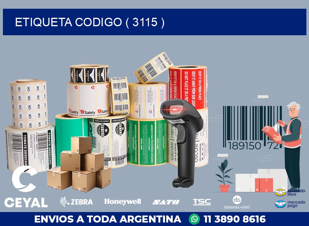 ETIQUETA CODIGO ( 3115 )