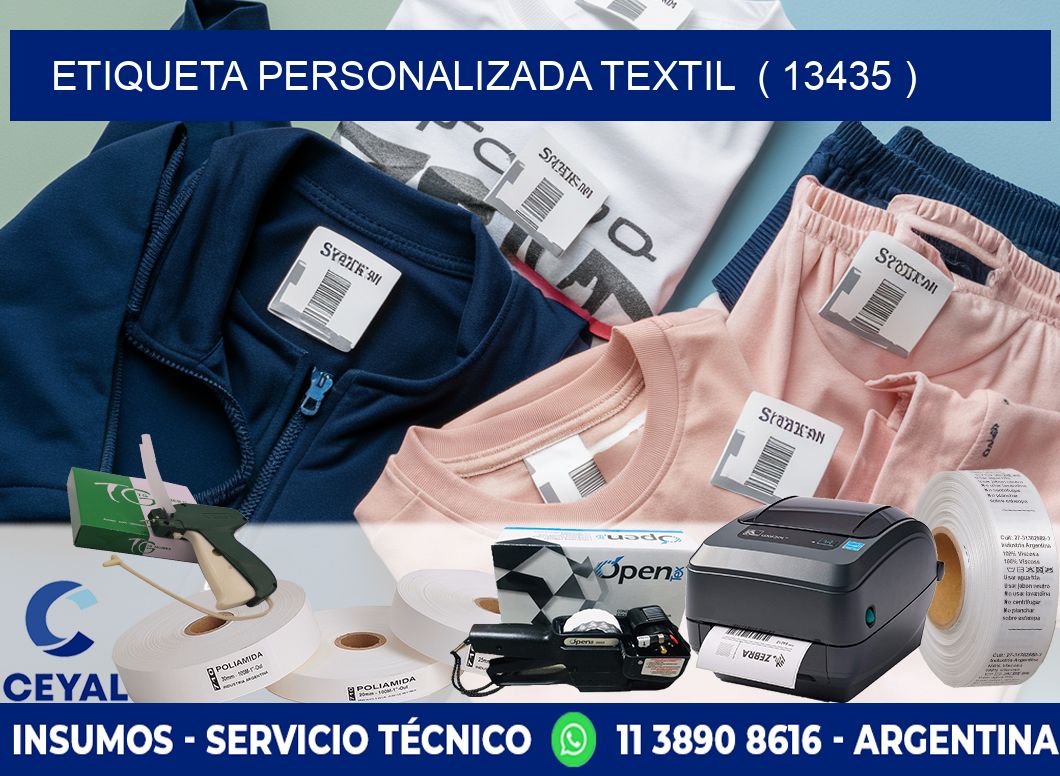 ETIQUETA PERSONALIZADA TEXTIL  ( 13435 )