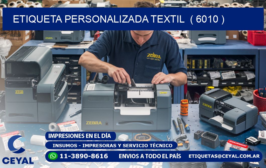 ETIQUETA PERSONALIZADA TEXTIL  ( 6010 )