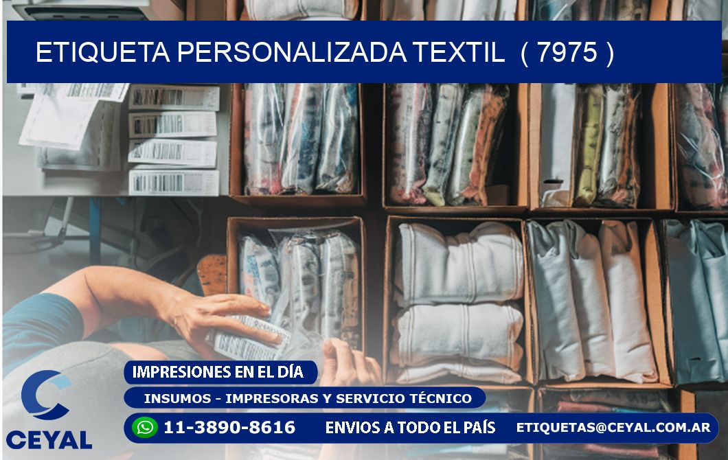 ETIQUETA PERSONALIZADA TEXTIL  ( 7975 )