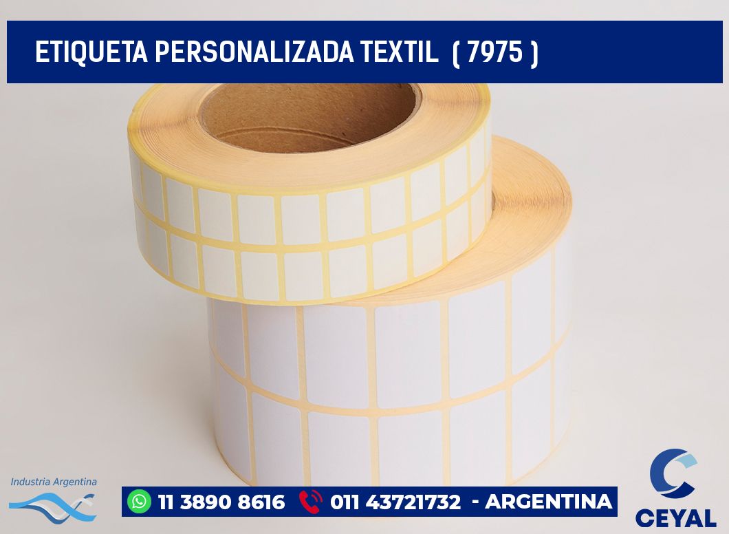 ETIQUETA PERSONALIZADA TEXTIL  ( 7975 )