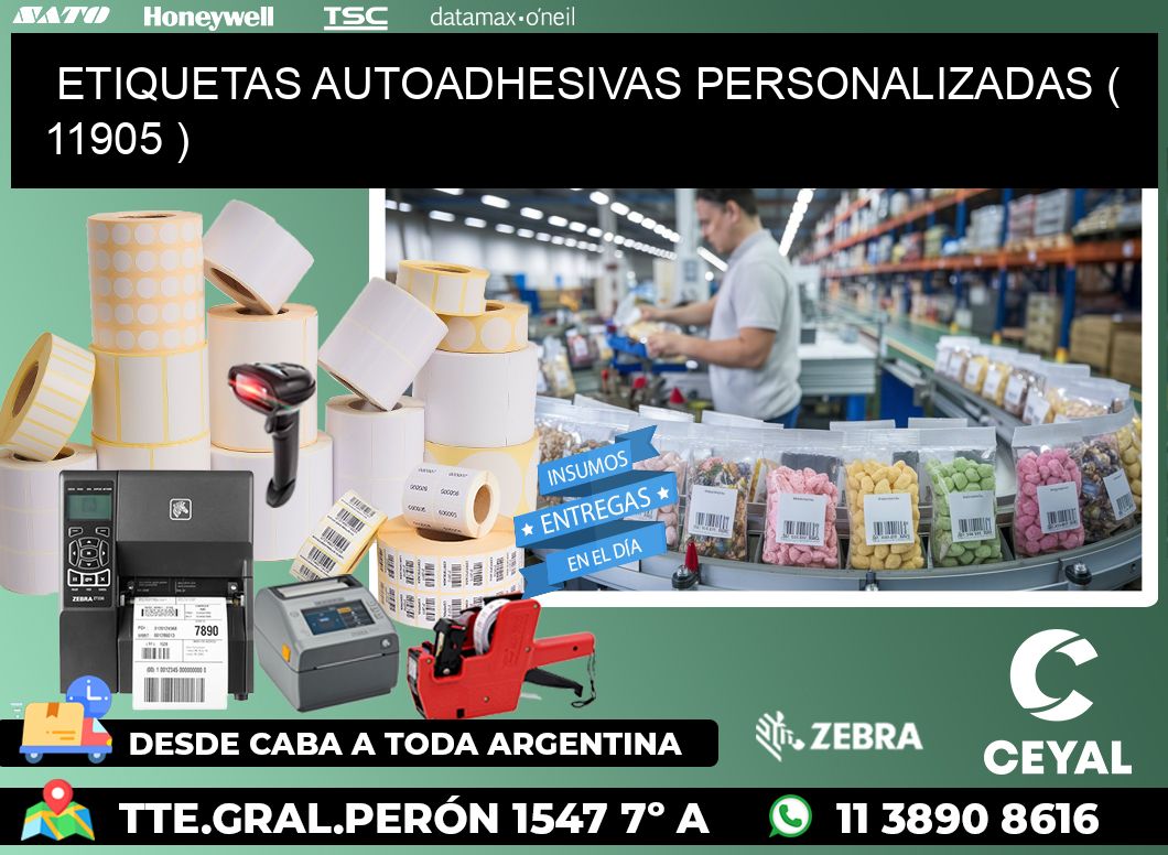 ETIQUETAS AUTOADHESIVAS PERSONALIZADAS ( 11905 )