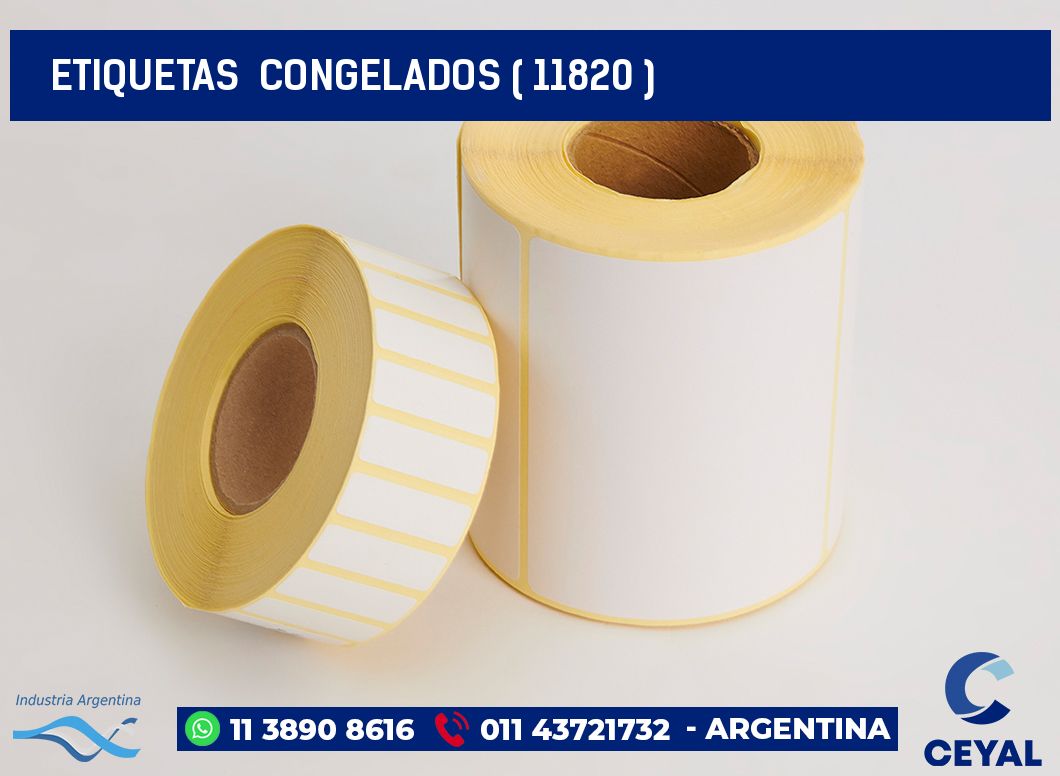 ETIQUETAS  CONGELADOS ( 11820 )