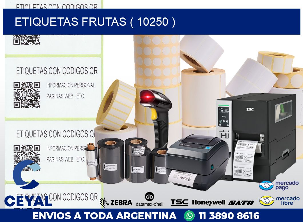 ETIQUETAS FRUTAS ( 10250 )