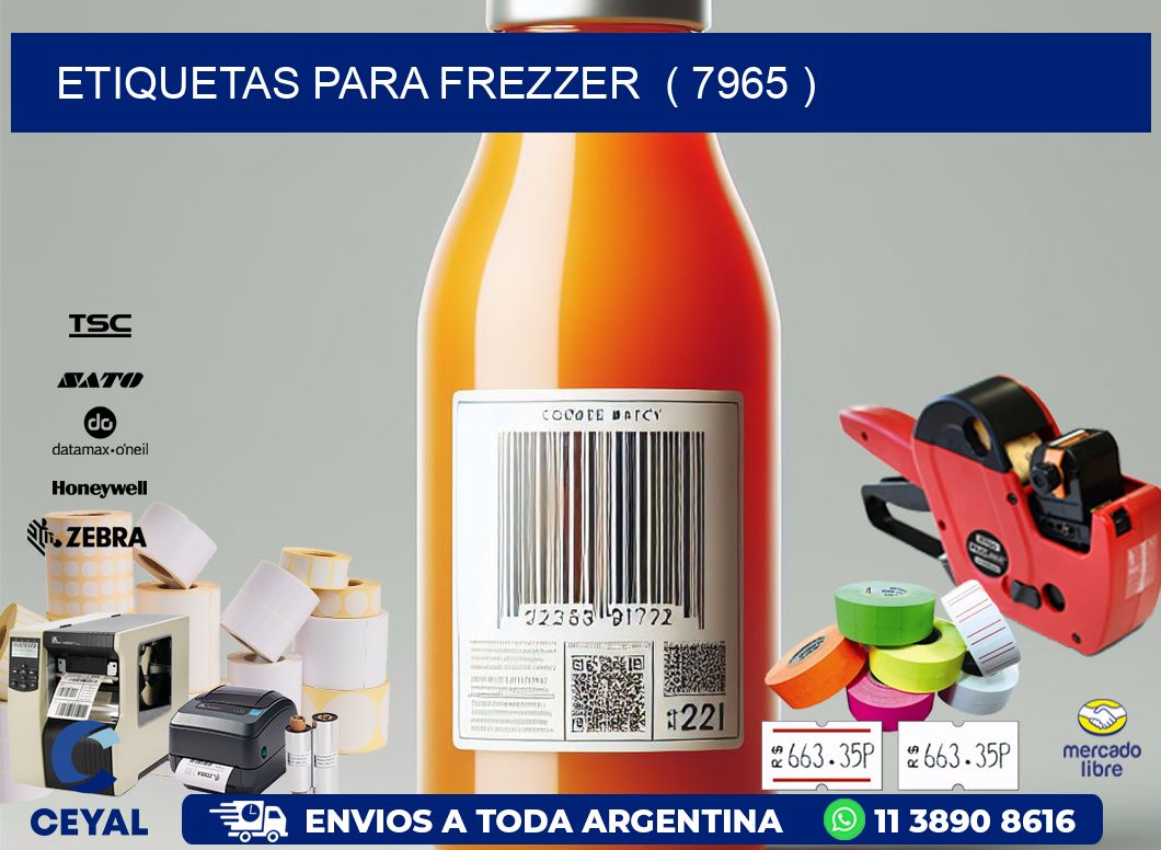 ETIQUETAS PARA FREZZER  ( 7965 )