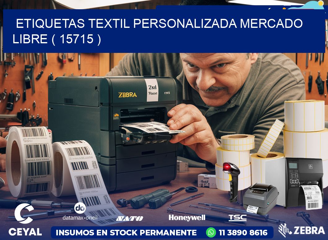 ETIQUETAS TEXTIL PERSONALIZADA MERCADO LIBRE ( 15715 )