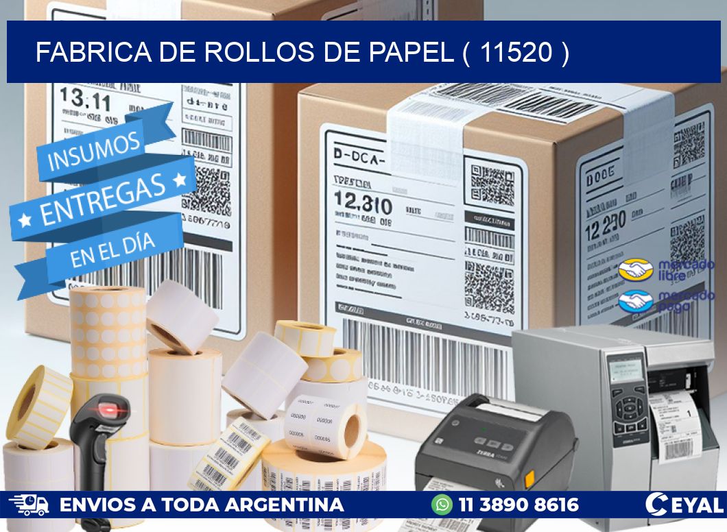 FABRICA DE ROLLOS DE PAPEL ( 11520 )