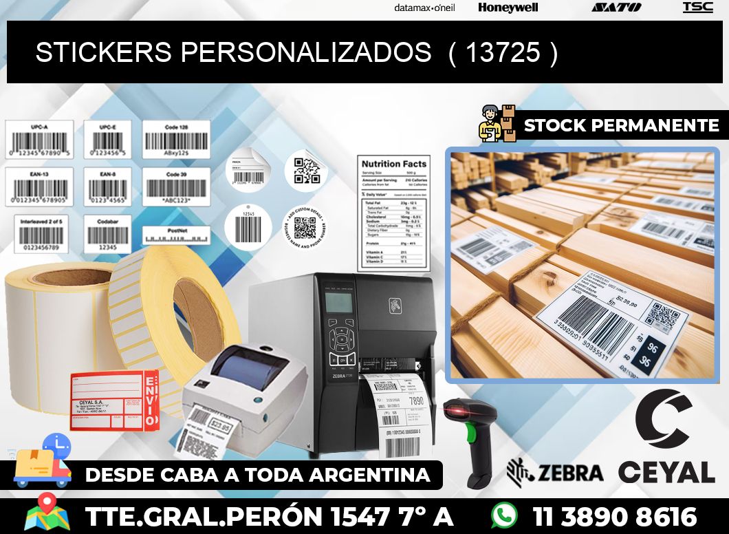 STICKERS PERSONALIZADOS  ( 13725 )