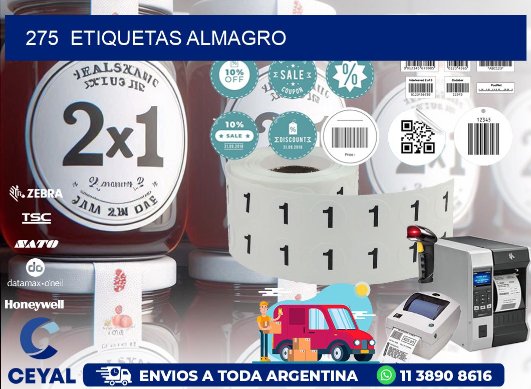 275  ETIQUETAS ALMAGRO