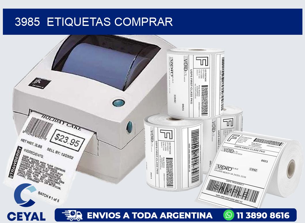 3985  ETIQUETAS COMPRAR