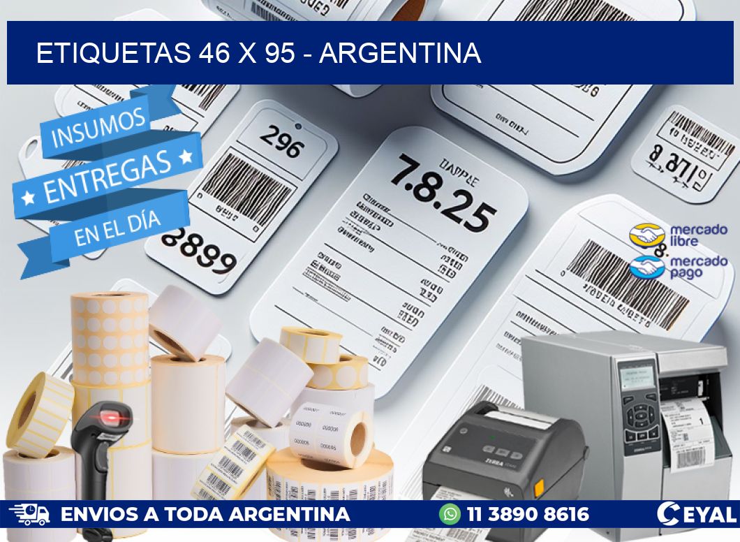 ETIQUETAS 46 x 95 - ARGENTINA