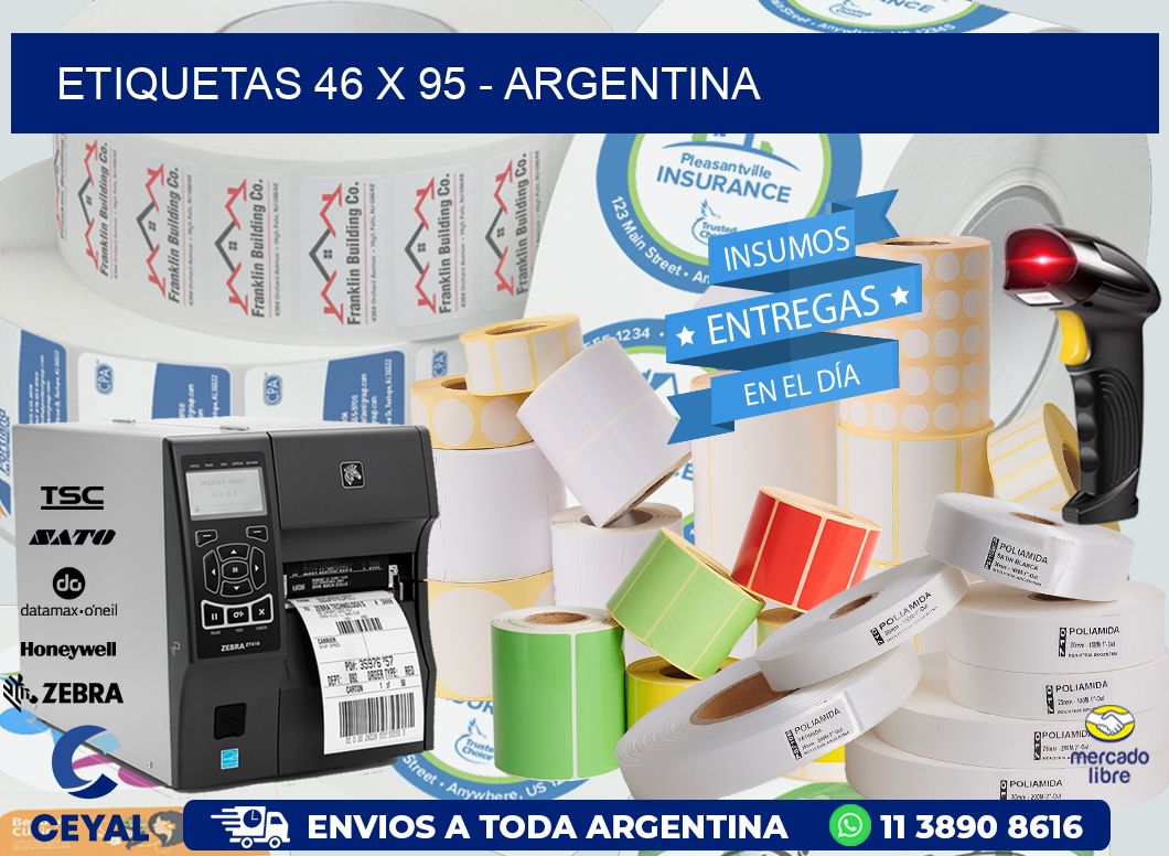 ETIQUETAS 46 x 95 - ARGENTINA