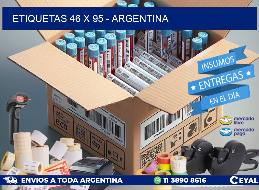 ETIQUETAS 46 x 95 - ARGENTINA