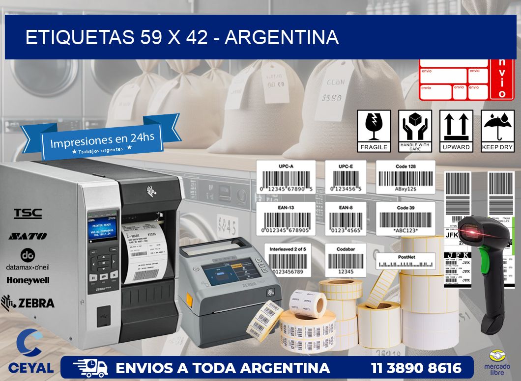 ETIQUETAS 59 x 42 - ARGENTINA