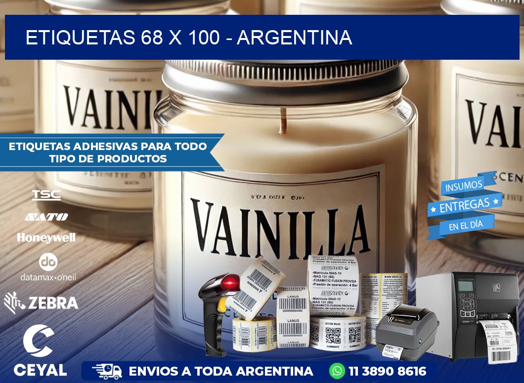 ETIQUETAS 68 x 100 – ARGENTINA