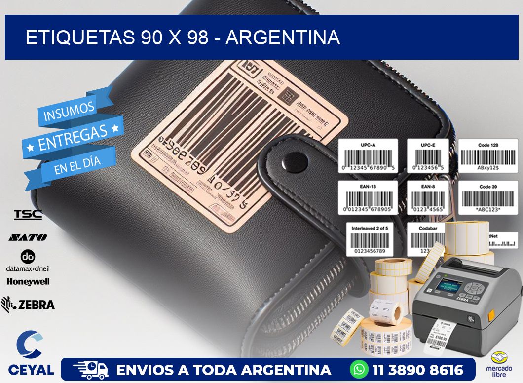 ETIQUETAS 90 x 98 - ARGENTINA