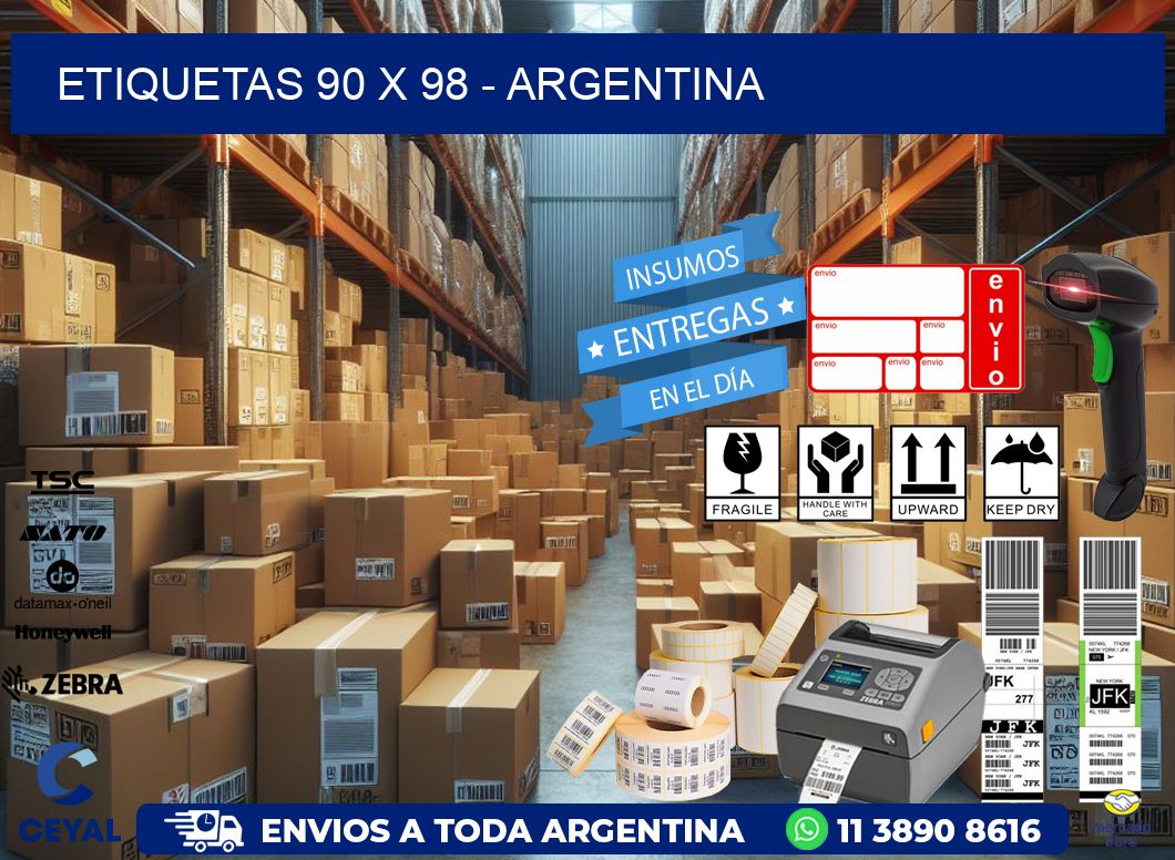 ETIQUETAS 90 x 98 - ARGENTINA