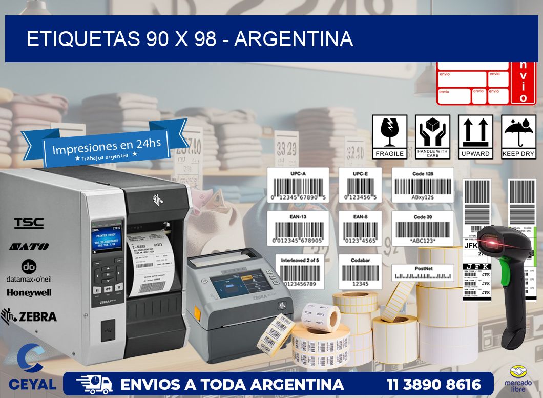 ETIQUETAS 90 x 98 - ARGENTINA