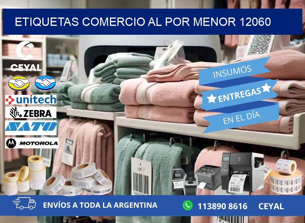 ETIQUETAS COMERCIO AL POR MENOR 12060