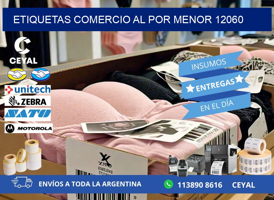 ETIQUETAS COMERCIO AL POR MENOR 12060