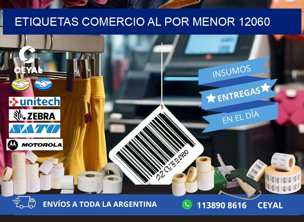 ETIQUETAS COMERCIO AL POR MENOR 12060