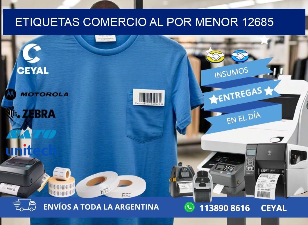 ETIQUETAS COMERCIO AL POR MENOR 12685