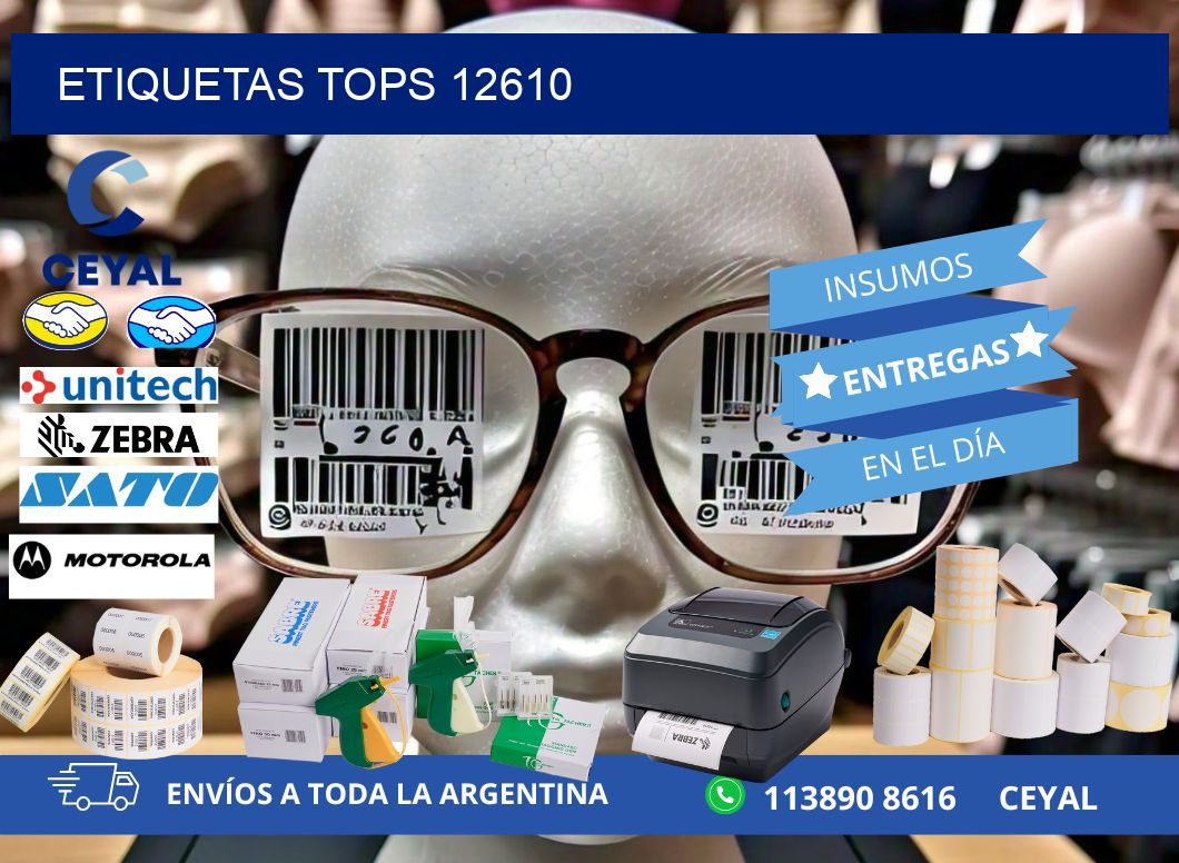 ETIQUETAS TOPS 12610