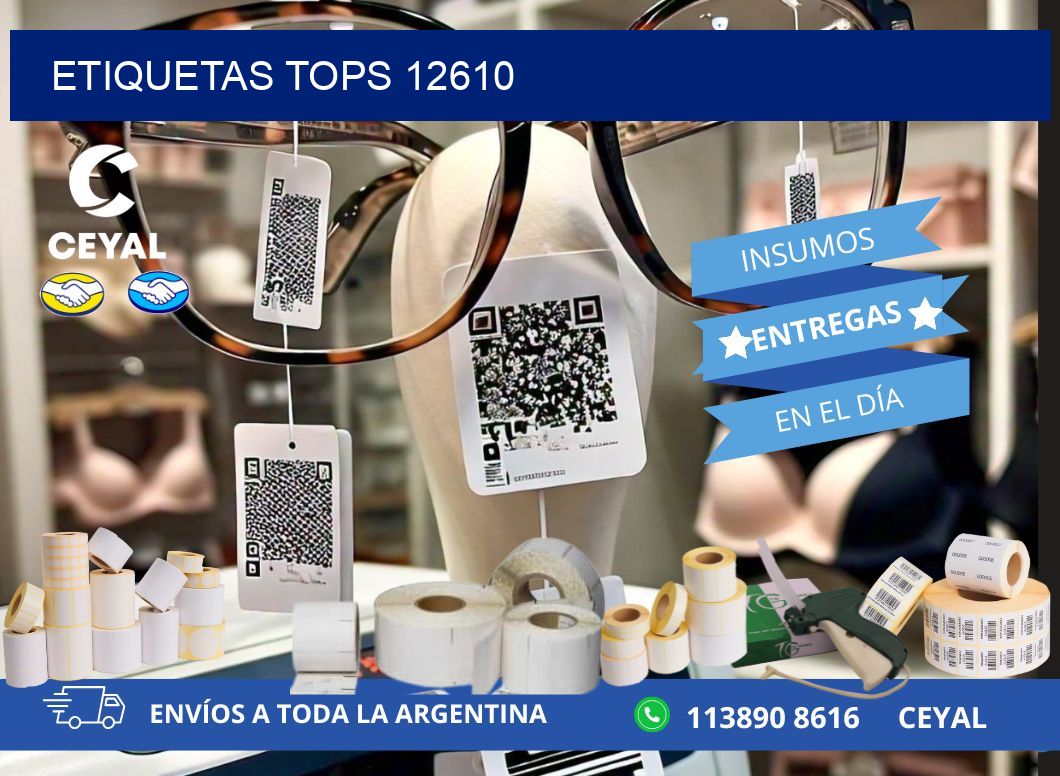 ETIQUETAS TOPS 12610